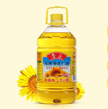 鲁花压榨葵花仁油（5L）